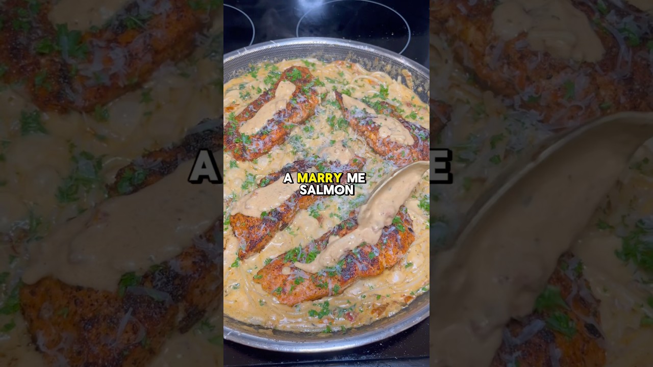 Marry Me Salmon Pasta 💍🔥 recipe ⬇️ #salmon #pasta #pastarecipe #pastalover