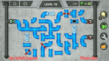 Pipeline Extra Level 78 All 3 stars By Pixign, Android Solution