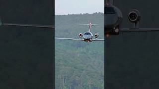 RC Honda jet low passes and landing