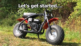 Coleman BT200X Mini Bike Build Series Ep.#1, Overview [4K]