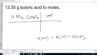 Mole Conversion Worksheet KEY