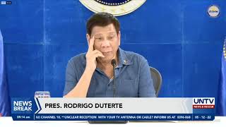 President Rodrigo Duterte Addresses the Nation | May 12, 2022