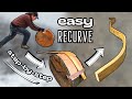 Magic Of Wood Bending ✨ Shaping a Recurve Bow 🏹