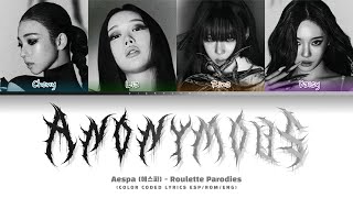 Aespa - Anonymous Color Coded Parodia de Roulette