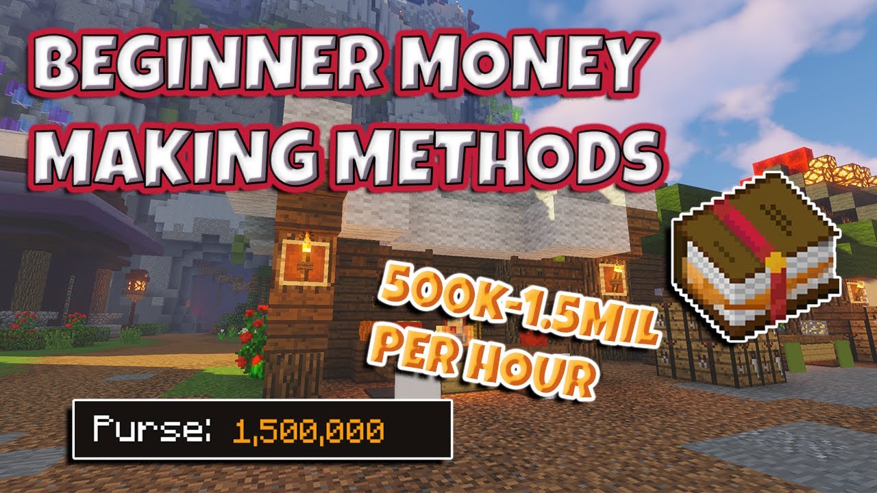 Past Beginner Money Making Methods 500K-1.5M/H (Hypixel Skyblock) - YouTube