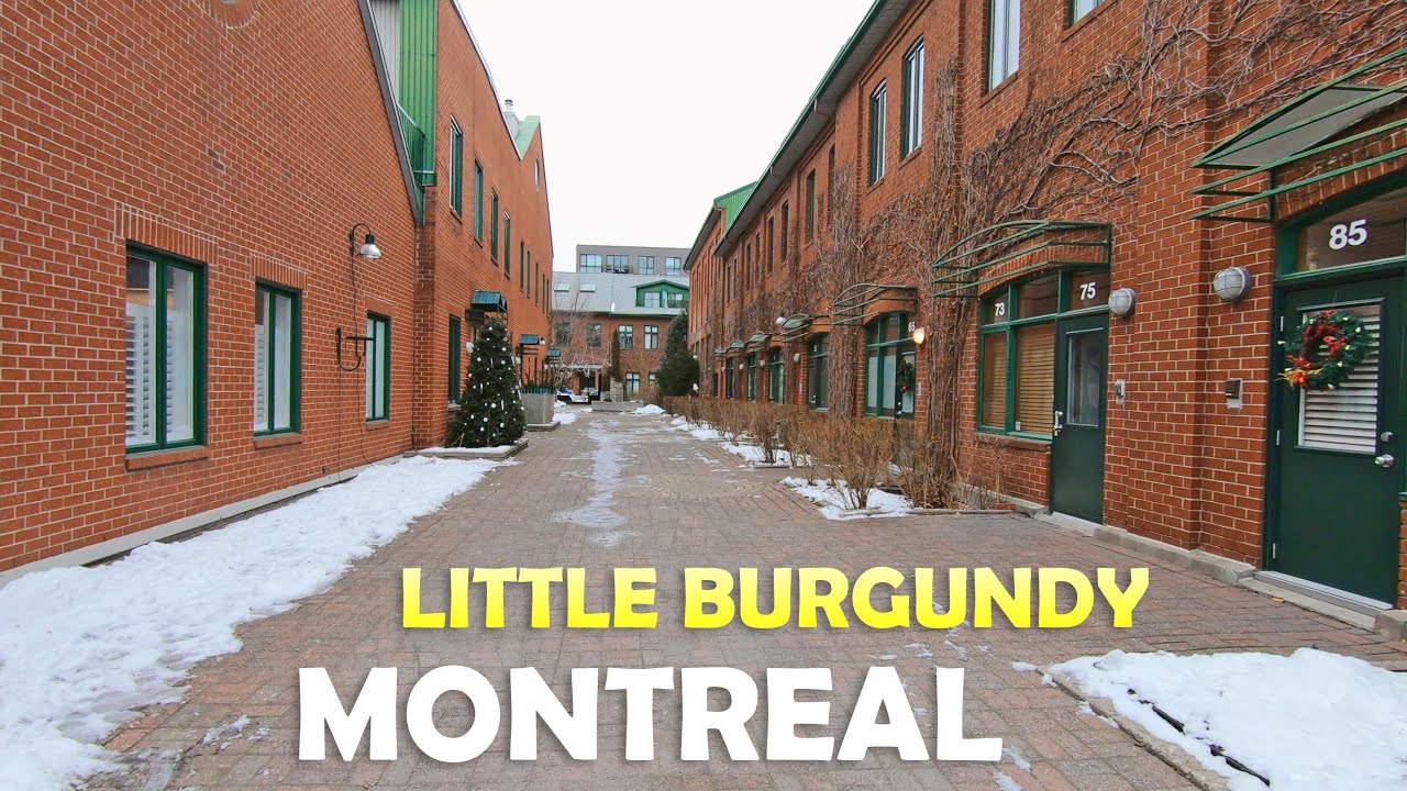 Montreal City Walk Exploring Little Burgundy Neighborhood Canada