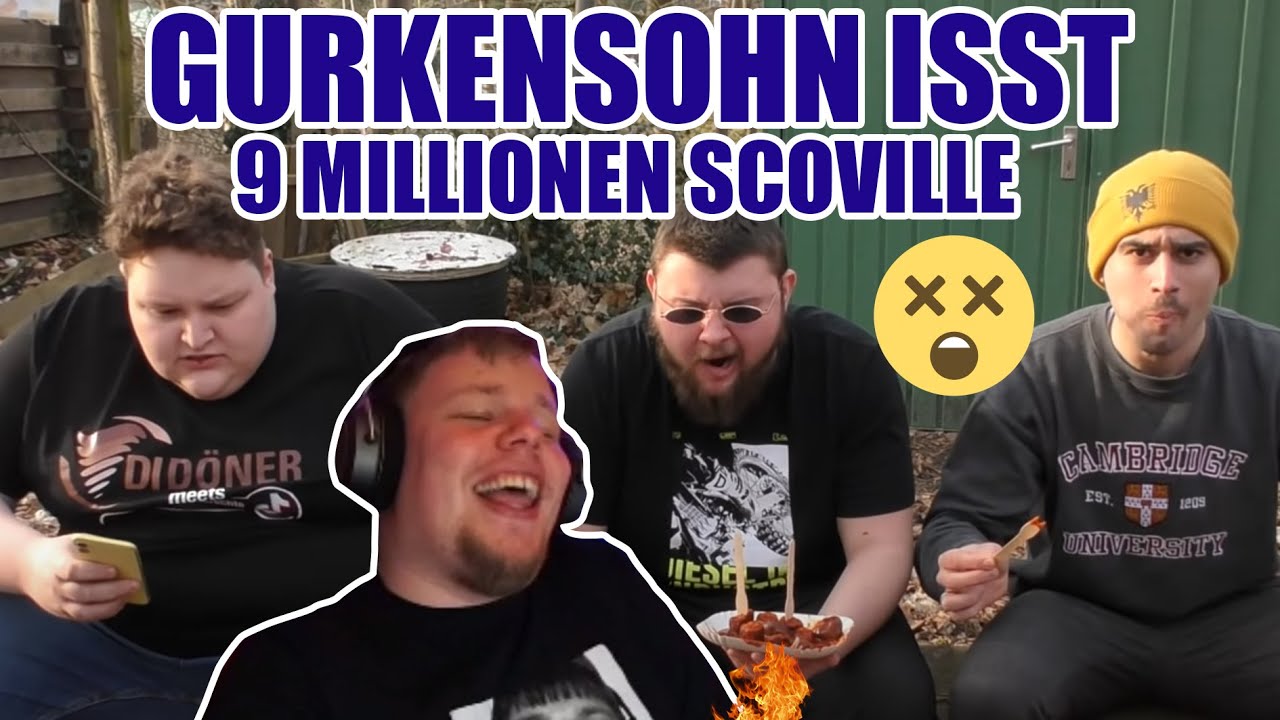 GURKENSOHN ISST 9 MILLIONEN SCOVILLE CURRYWURST (EXTREME)  | Tanzverbot reagiert