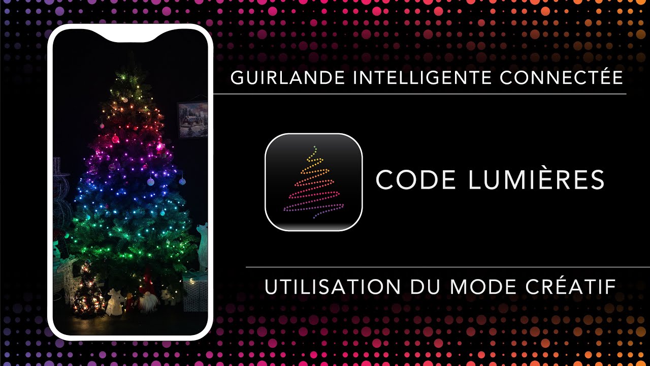 Guirlande Led Connectee Code Lumieres - BNA CONCEPTS