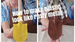 Famous How to make plastic look like rusty metal! Wealth