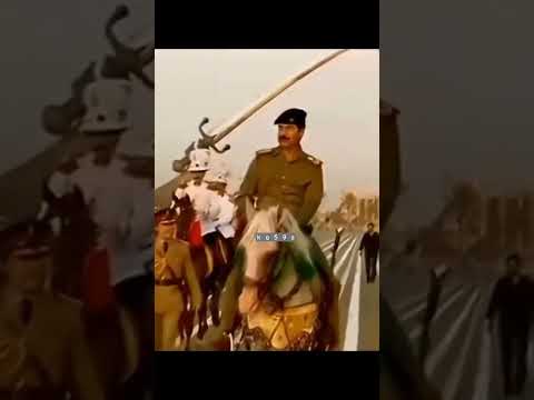 هيبة الرئيس صدام حسين على ظهر الخيل لايك صدام حسين ترند شعر اكسبلور صدامية تصميمي دويتو