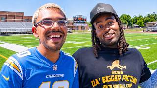Najee Harris Invites N3on To His Football Camp!