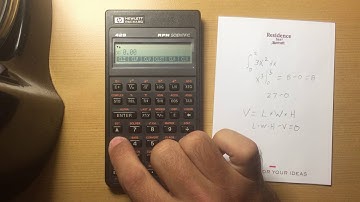 HP 42s The Clear Menu