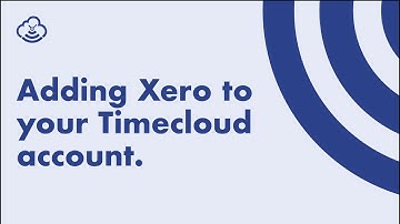 How to connect Timecloud with Xero