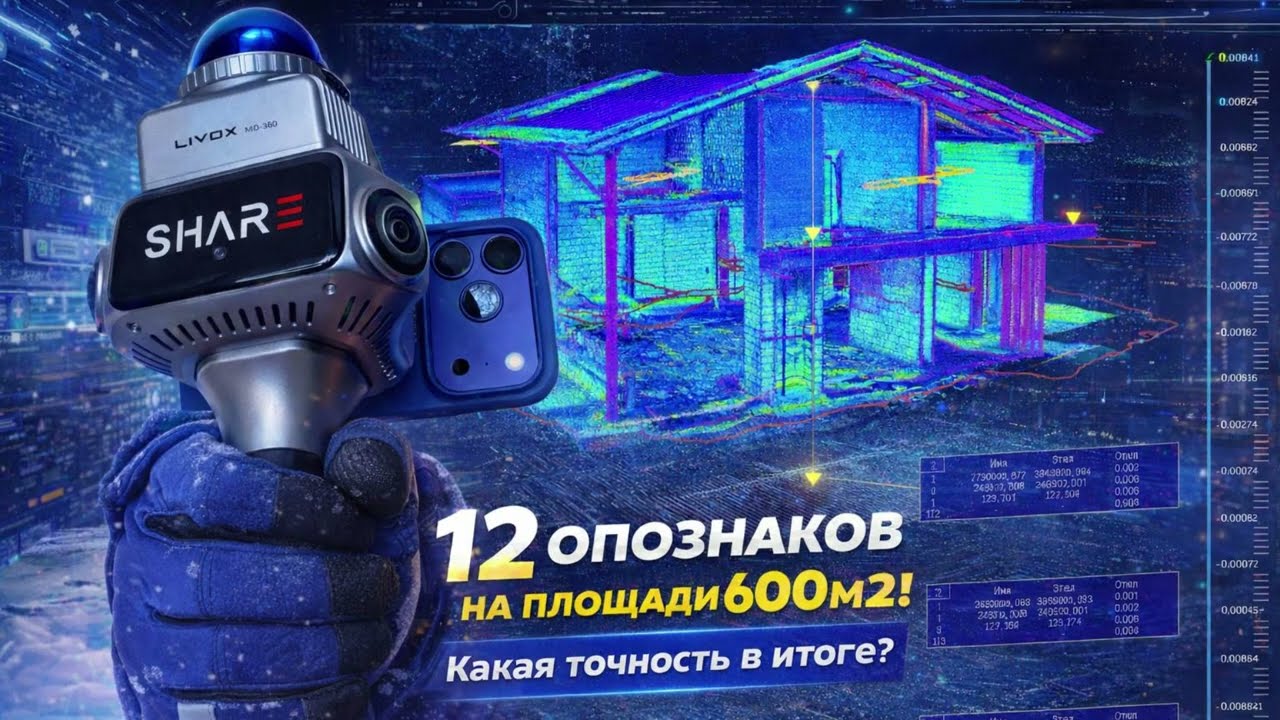 Share Slam S20. 12 GCP on 600 m2. What is the accuracy?