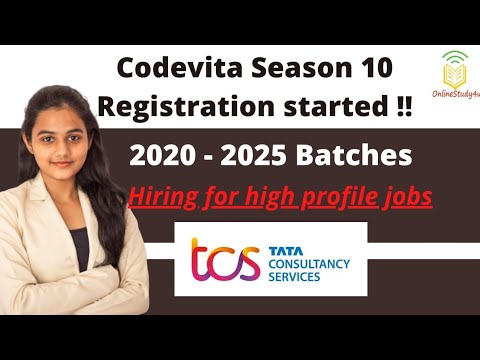 TCS Codevita Season 10 Registration Started|Batch 2020 to 2025| TCS Digital| TCS Ninja| Salary 8+LPA