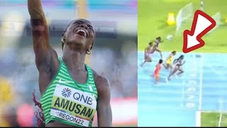 The Moment Tobi Amusan Became Fastest Woman In The World🫨🥇🇳🇬
