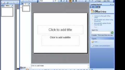 Setting up your screen for this series of Powerpoint tutorials