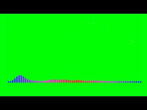 Green Screen Audio Spectrum Visualizer 