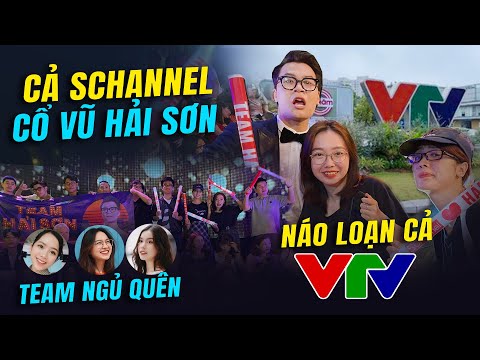 Video Vlog Mi Sơn : Cả Schannel kéo tới VTV cổ vũ Hải Sơn :... - YouTube