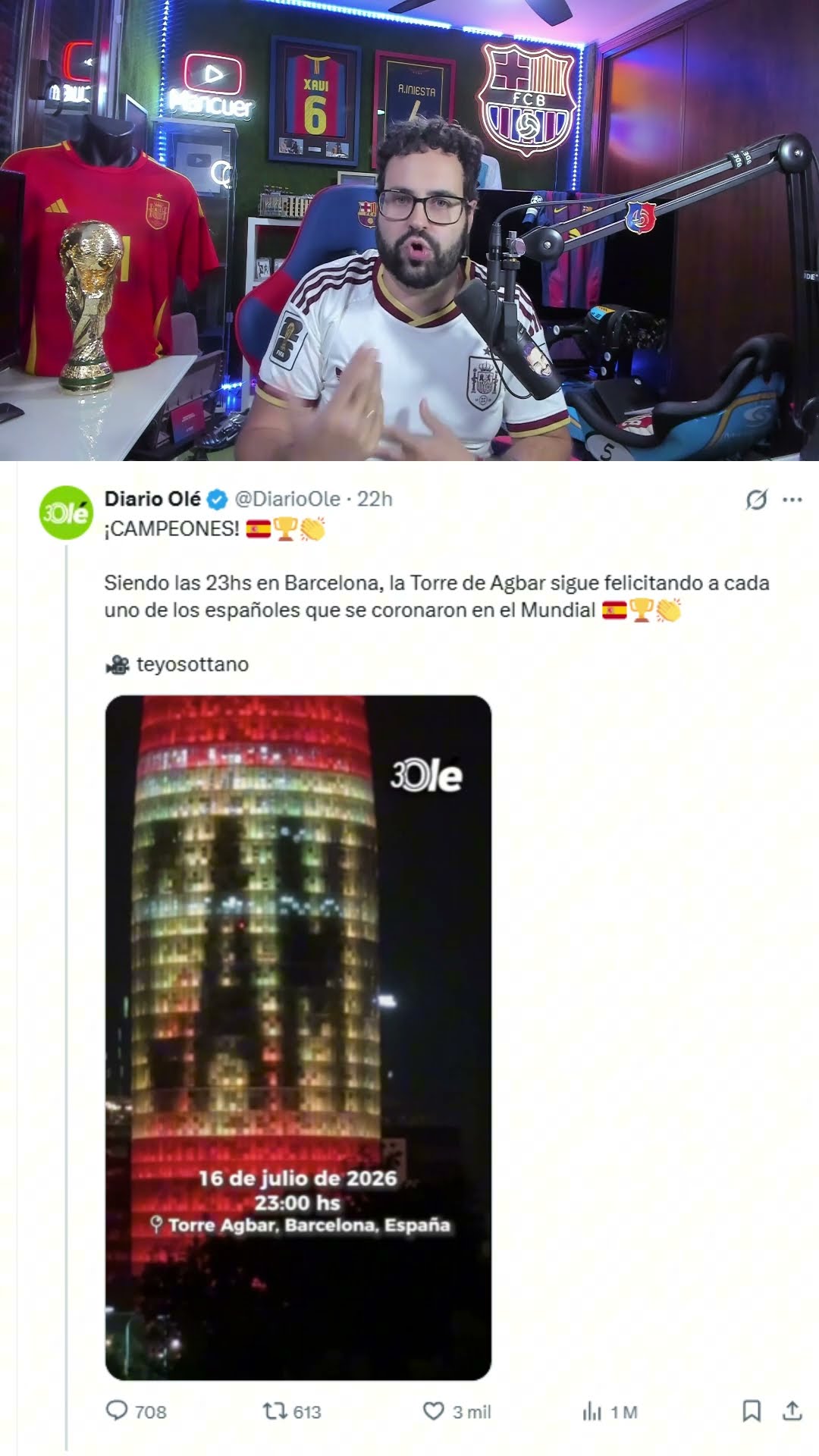 Mentiras sobre España-Argentina #españa🇪🇸 #argentina🇦🇷 #futbol #mundial2026 #mancuer #shortvideo