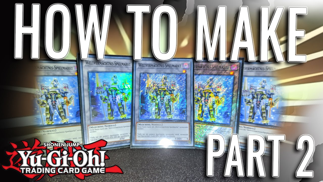 how to make holo yugioh cards VEHASAYO Custom Holographic Card Sleeves, Laser Flashing Shiny Design, Your Own Trading Collectible Card Protector, Compatible with & Magic The Gathering MTG, TCG, OCG : Toys & Games How To Make Common Cards