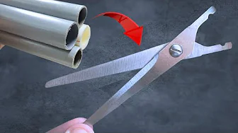 Don't throw away your PVC pipes! I will show you how to make a scissors handle out of PVC