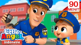 Lagu Pak Polisi Menjaga Keamanan👮🚓 | Little Angel Bahasa Indonesia | Kartun dan Lagu Anak