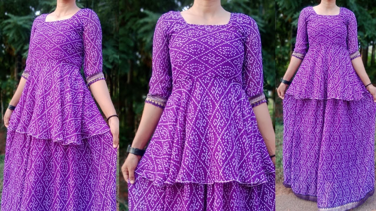 Peplum Dress Cutting And Stiching | Peplum Kurti | Peplum Top Cutting | Peplum Kurti Design