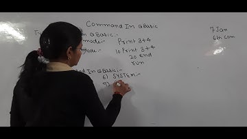 6TH COMPUTER CH 8 COMMAND IN QBASIC