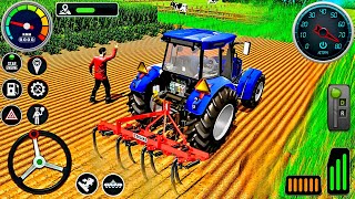Real Farming Tractor Simulator Harvester 3D - Us Tractor Transport Walkthrough : Android Gameplay screenshot 5