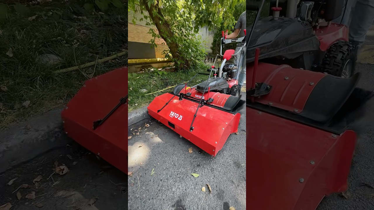 Подметальная машина YATO YT-85600 + пылесборник YT-85605 