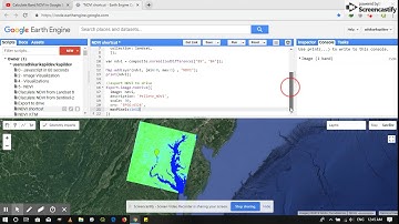 NDVI on Google Earth Engine (GEE)
