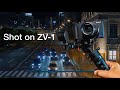 SONY ZV-1× Gimbal(Zhiyun Crane M2) Cinematic 4K Street Videography by Night