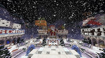 Presentation du lobby mini-jeux version Noel sur iyc