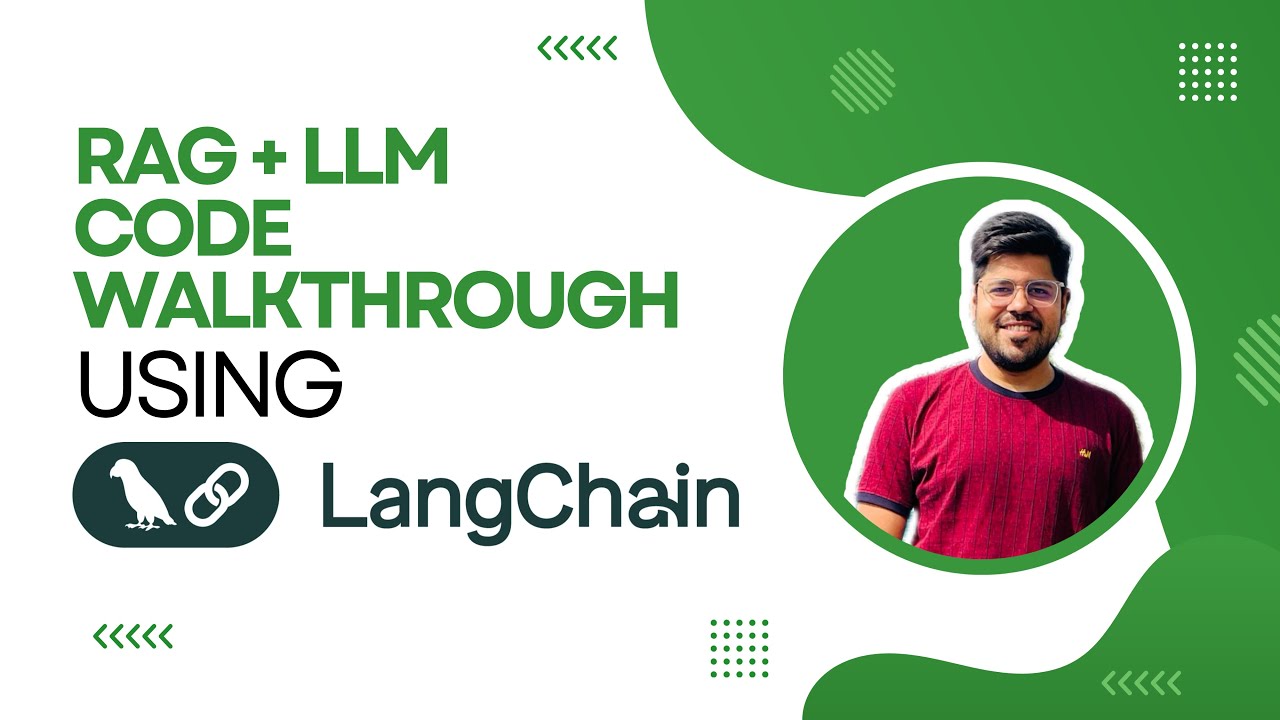 RAG + LLM Code Walkthrough using LangChain - YouTube