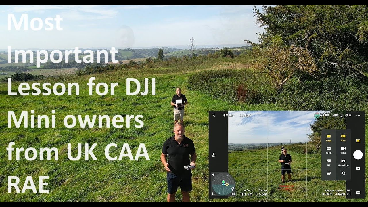 Most Important Lesson for DJI Mini owners from UK CAA RAE