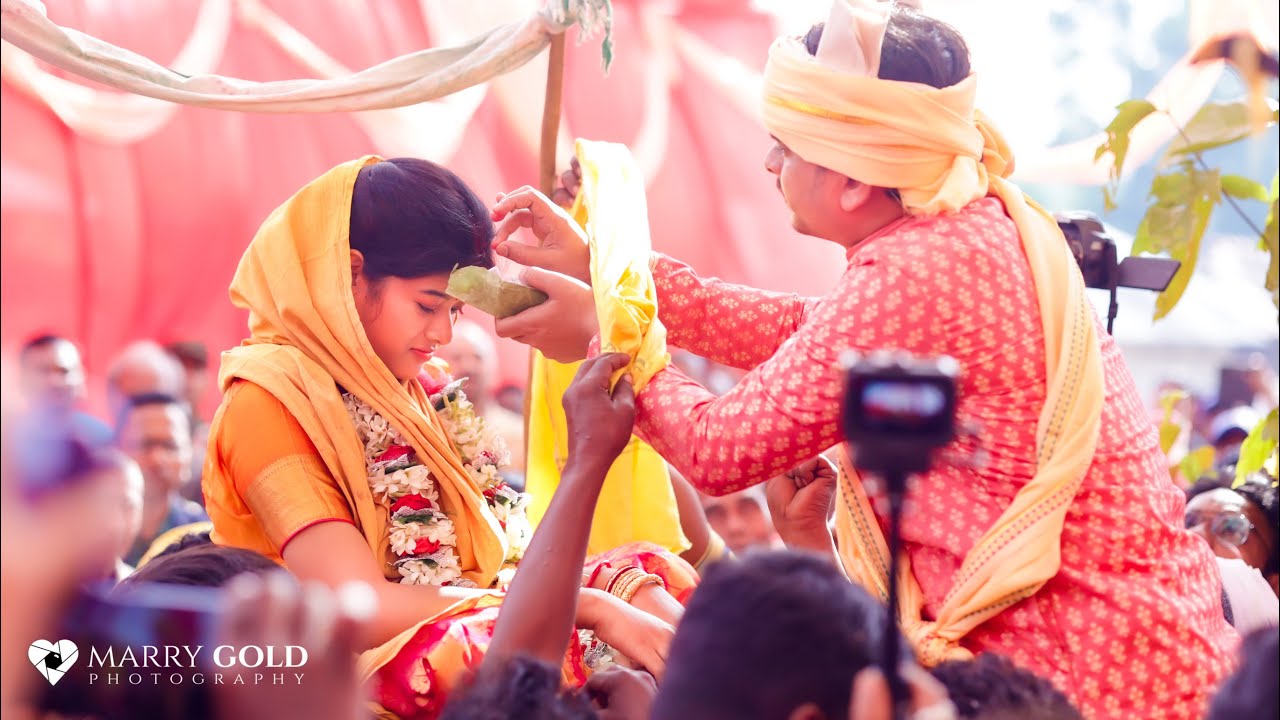 BEST ROMANTIC SANTALI WEDDING || SANCHITA WEDS SUBHABRATA || MARRY GOLD STUDIOS || JHARGRAM