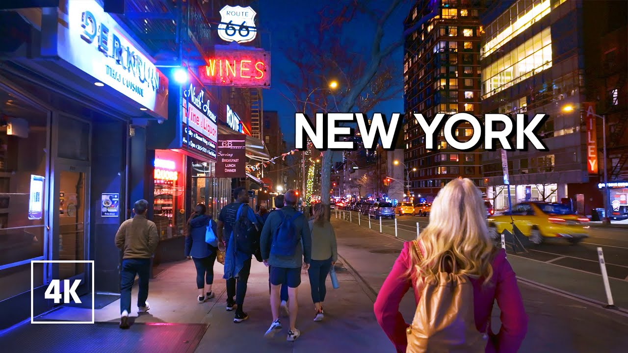 New York, Amerika Serikat | I Love | Tur Jalan Kaki 4K