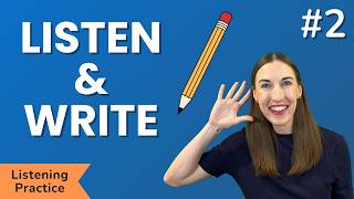 Aphasia Listening & Writing Practice: 1 | Free Speech Therapy Exercises | Stroke, TBI, Brain Tumor