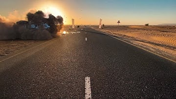 Car crashing VFX tutorial using Madcar, Tyflow and  Phoemix Fd