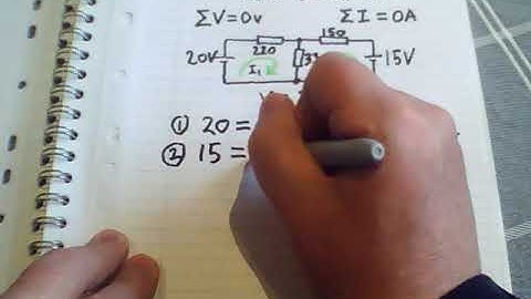 Unit 1 Simultaneous Equations and DC circuits part 1