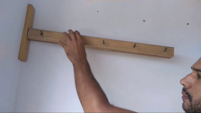 Cómo hacer ganchos para ropa con troncos de madera :lodijoella