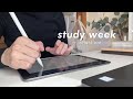 study vlog | what I eat in a week, college student daily life