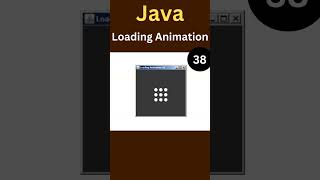 Java Loading Animation - 3x3 Loading Dots With Opacity Effect