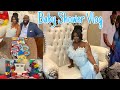 Vlog  our boy story themed baby shower  queen javon