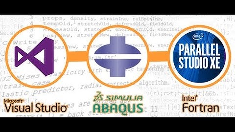 Link abaqus with intel parallel studio XE ( intel fortran compiler) and microsoft visual Studio