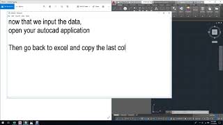 Plot Lot Bearings in AutoCad Using Ms Excel