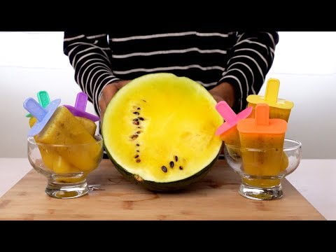 Yellow Watermelon Popsicles | Perfect Summer Treat