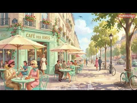 𝐑𝐨𝐦𝐚𝐧𝐭𝐢𝐜 𝐏𝐚𝐫𝐢𝐬 𝐌𝐨𝐫𝐧𝐢𝐧𝐠 ✨ Café Jazz Playlist | relaxing music for studying
