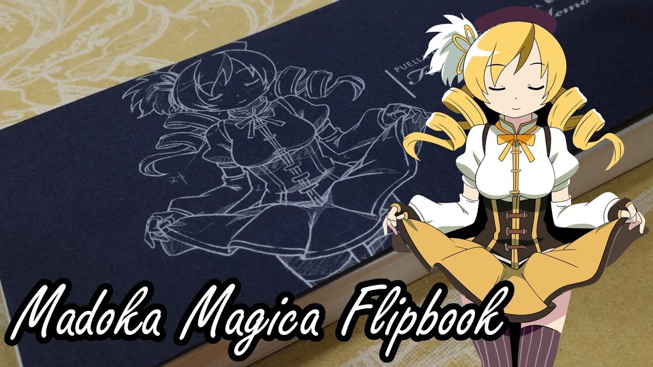 Madoka Magica Official Flip Book (ft. Tomoe Mami)【まどか☆マギカ